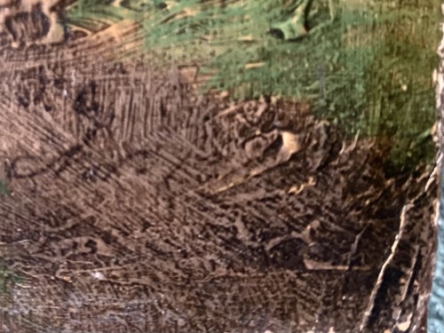 Tableaux et dessins Tableaux XIXe siècle - Paysage d’orage à la manière de Georges Michel