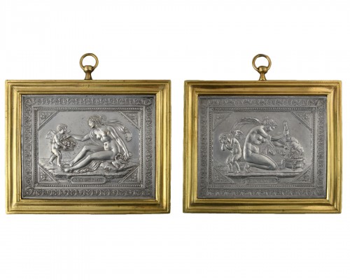 Pierre-Joseph Lorthior (1733-1813) - Paire de plaques