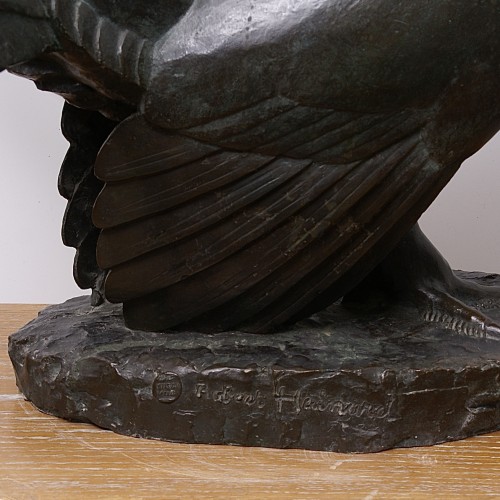 "Grand coq de bruyère" bronze à cire perdue de Robert Hainard, fonte Pastori - Années 50-60