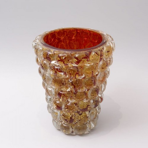 Ercole Barovier (1889-1974) - Vase "Lenti"  - Verrerie, Cristallerie Style Art Déco
