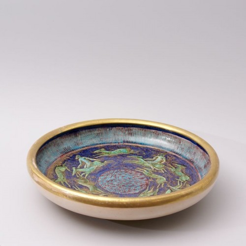 Jean Mayodon - Grande coupe en céramique - Céramiques, Porcelaines Style Art Déco