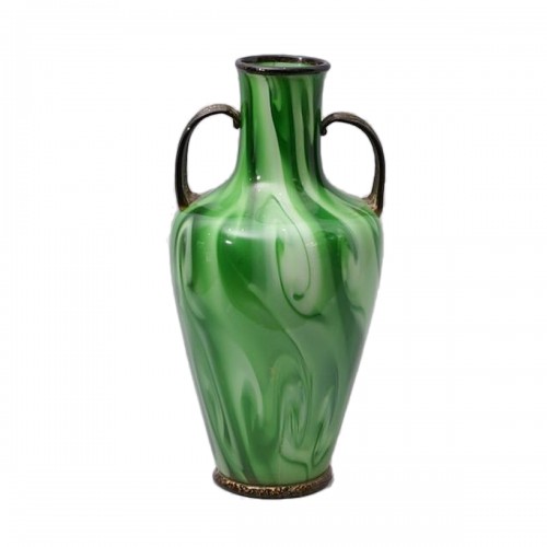 Vase en verre "calcedonio" de Fratelli Toso à Murano