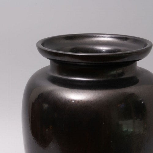 Important vase en terre lustrée noire - Paul Bonifas (1893-1967) - Galerie Latham
