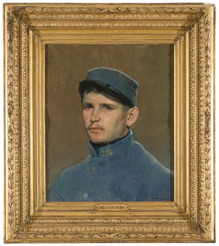 Portrait d’un jeune militaire par Daniel Chapin 1917