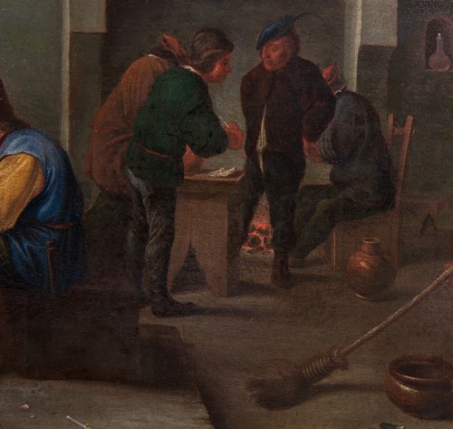 Tableaux et dessins Tableaux XVIIe siècle - Les fumeurs - Atelier d'Adrien Brouwer, 17e siècle