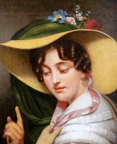 Jan Adam Kruseman ( 1804 – 1862) - La diseuse de bonne aventure - Galerie Magdeleine