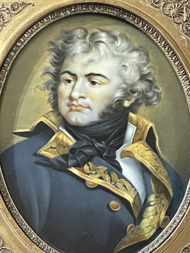 Portrait sur ivoire du Général Kléber, d'après le tableau de Paulin Guérin - Galerie Maxime Fustier
