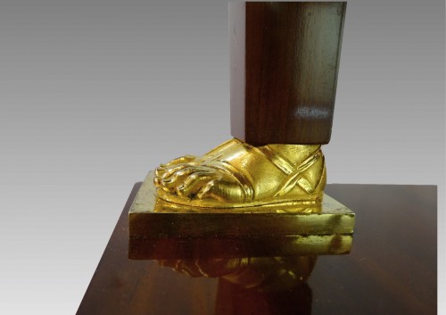 Console époque Consulat.en acajou et bronzes dorés - Galerie Maxime Fustier
