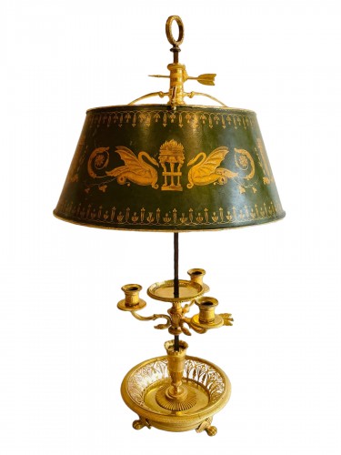 Lampe bouillotte d'époque 1er Empire