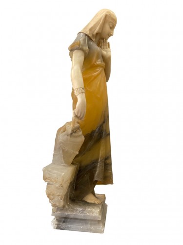 Sculpture Sculpture en Marbre - Guglielmo Pugi (1850-1915) - Rebecca