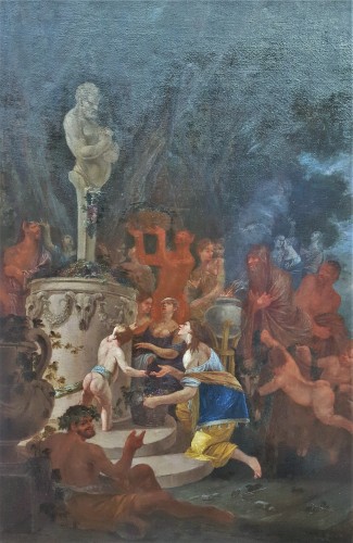 Giulio Carpioni - Scène de Bacchanale - Tableaux et dessins Style Louis XIV