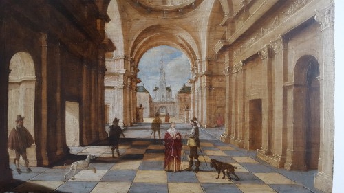 Jan Juriaensz van Baden (1604-1677) - Intérieur d'église - Galerie Meier