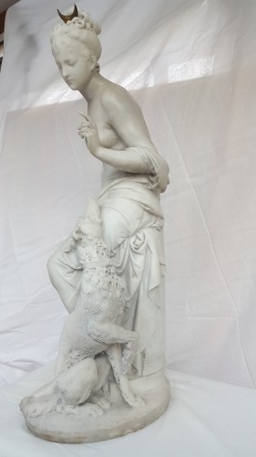 Albert-Ernest Carrier-Belleuse (1824-18887) - Diane chasseresse - Galerie Meier