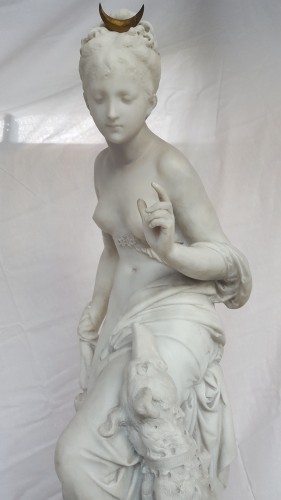Antiquités - Albert-Ernest Carrier-Belleuse (1824-18887) - Diane chasseresse