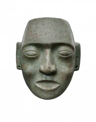Masque représentant un visage humain - Maya