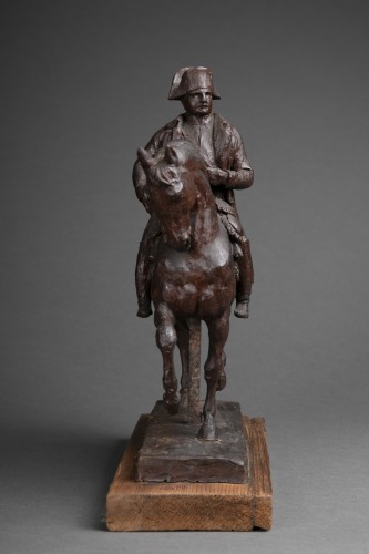 GUILLAUME Eugène (1822-1905) - Napoléon à cheval en tenue militaire - Galerie Nicolas Bourriaud