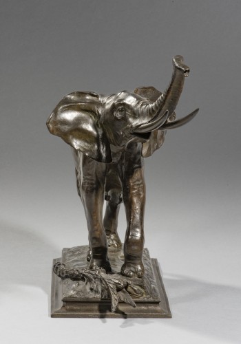 SEYSSES Auguste (1862 - 1946) , Eléphant d’Afrique - Art nouveau