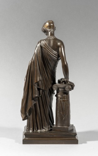 PRADIER James (1790-1852) - Sapho à la colonne (Modèle 1848) - Sculpture Style 