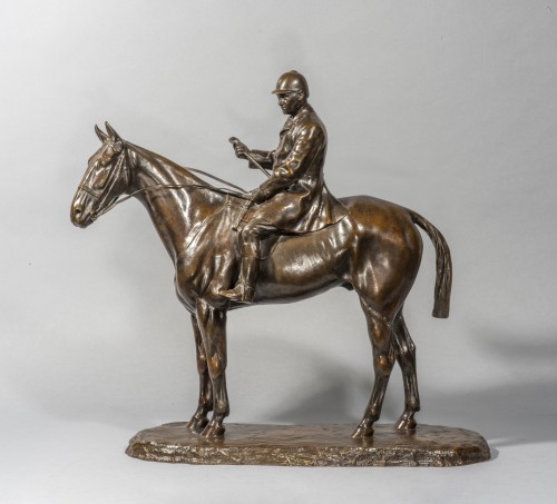 MALISSARD Georges ( 1877-1942 Français) Le chasseur à courre - Sculpture Style Art nouveau