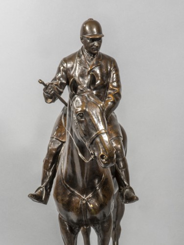 Art nouveau - MALISSARD Georges ( 1877-1942 Français) Le chasseur à courre