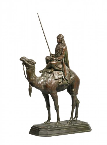 BARYE Antoine-Louis (1795-1875) Dromadaire monté par un arabe