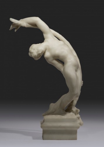 DESBOIS Jules (1851-1935) - L'Arc ou Dryade au saule - Sculpture Style Art nouveau