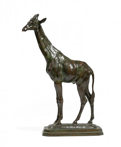 BARYE Alfred (1839-1882), Girafe
