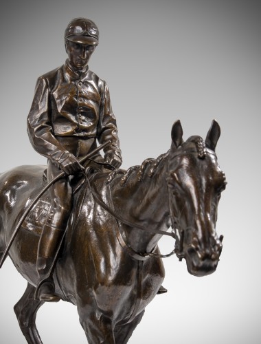BONHEUR Isidore (1827-1901) - Jockey à cheval - Sculpture Style 