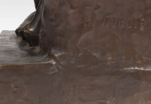 Sculpture Sculpture en Bronze - Paul DUBOIS (1798 - 1868) - La Charité