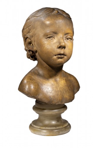 DUBOIS Paul (1829-1905) - Buste d’enfant