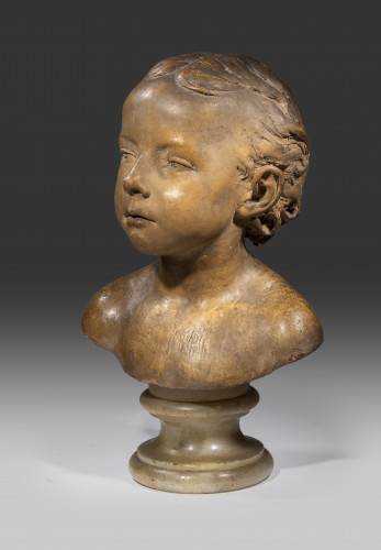 DUBOIS Paul (1829-1905) - Buste d’enfant - Galerie Nicolas Bourriaud
