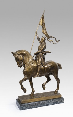 Jeanne d’Arc - Emmanuel FREMIET (1824-1910) - Sculpture Style Napoléon III