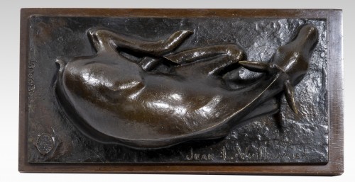 Sculpture Sculpture en Bronze - Vuilleumier Jean-Louis (1899-1981) - Biche couchée