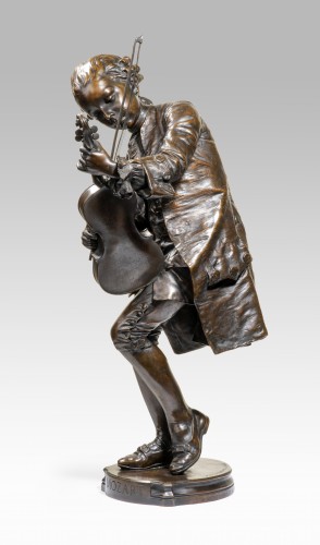 Louis-Ernest Barrias (1841-1905) - Mozart - Sculpture Style Napoléon III