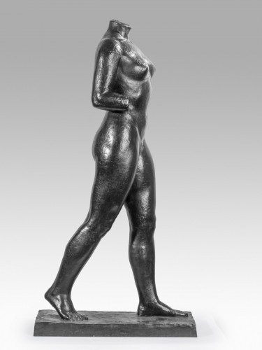 XXe siècle - LAMOURDEDIEU Raoul (1877-1953) - Femme qui marche