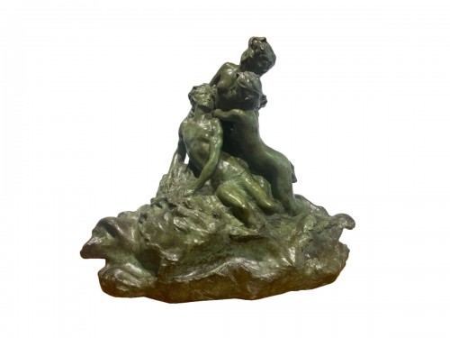 Raoul Larche (1860-1912) - Le Chant des Sirènes - Sculpture bronze
