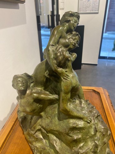 Sculpture Sculpture en Bronze - Raoul Larche (1860-1912) - Le Chant des Sirènes - Sculpture bronze