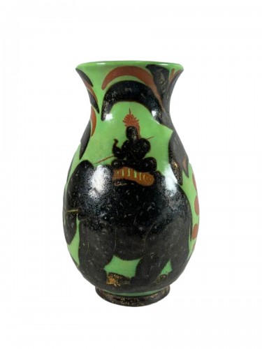 Doris alias Buthaud, Vase céramique Elephant Art Deco