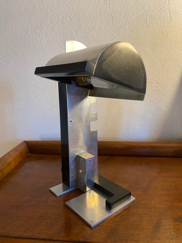 Luminaires Lampe - Jacques Le Chevallier (1896 - 1987) - Lampe de chevet dite "à créneaux" Art Deco