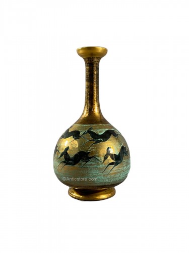 Manufacture de Sèvres - Jean Mayodon, Vase céramique Art Deco