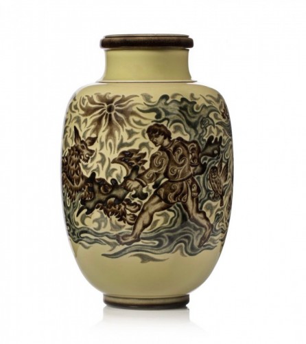 Manufacture de Sèvres - Vase céramique modèle Decœur n°14 - Années 50 - Céramiques, Porcelaines Style Années 50-60