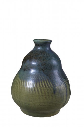 Goerges Hoentschel (1855-1915) - Vase céramique à panse bilobé Art Nouveau