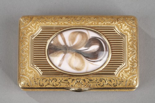 Tabatière en or de Louis Tronquoy début du XIXème siècle - Objets de Vitrine Style Restauration - Charles X