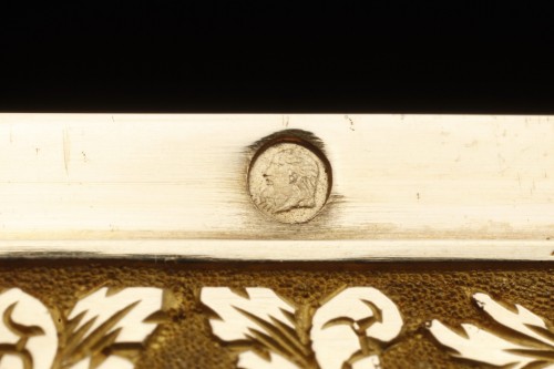 Antiquités - Tabatière en or de Louis Tronquoy début du XIXème siècle