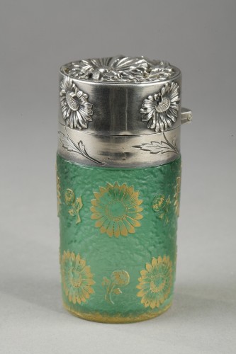 Flacon à parfum signé Daum, Nancy - Verrerie, Cristallerie Style Art nouveau