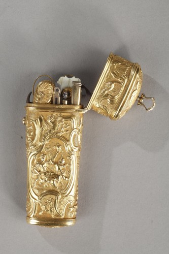 Nécessaire de voyage en or - Louis XV
