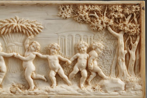 Plaque en ivoire début XIXe siècle - Ouaiss Antiquités