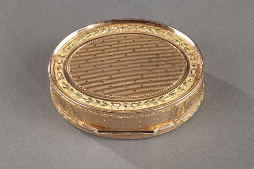 XVIIIe siècle - Boite en or - Époque Louis XVI
