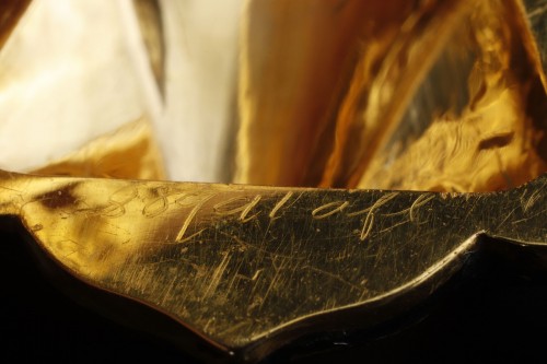 Vinaigrette en or et émail, milieu du XIXe siècle - Restauration - Charles X