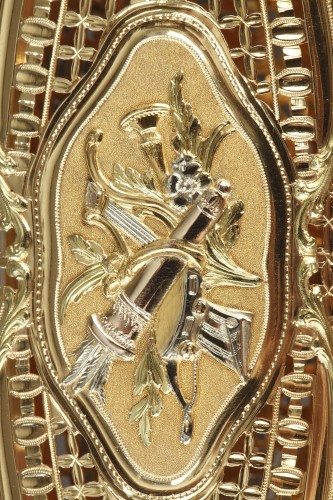 Louis XV - Navette en or, travail d'époque Louis XV